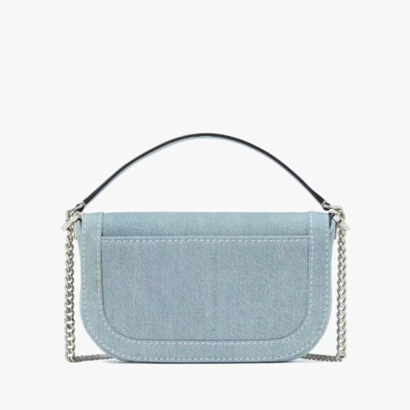 Kate Spade New York Krista Denim Chain Crossbody Handbag NWT - Picture 4 of 4